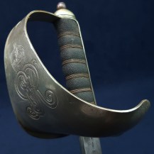 British WW1 War Economy 1898 Pattern Infantry Staff Sergeants Sword by Fenton Brothers, 1915 - 14